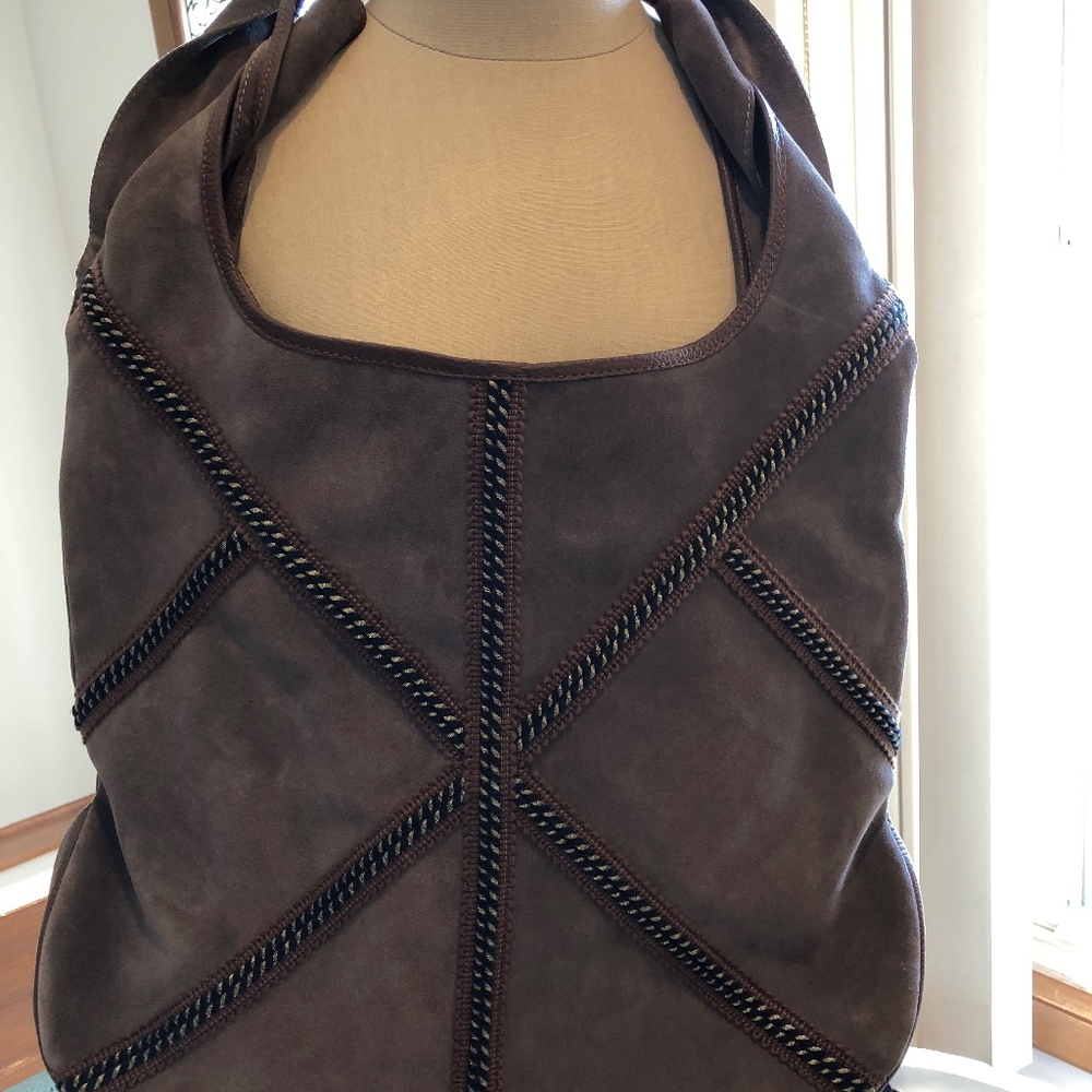 FREE PEOPLE/BABASH MALI  MALI SUEDE HOBO NWT $498